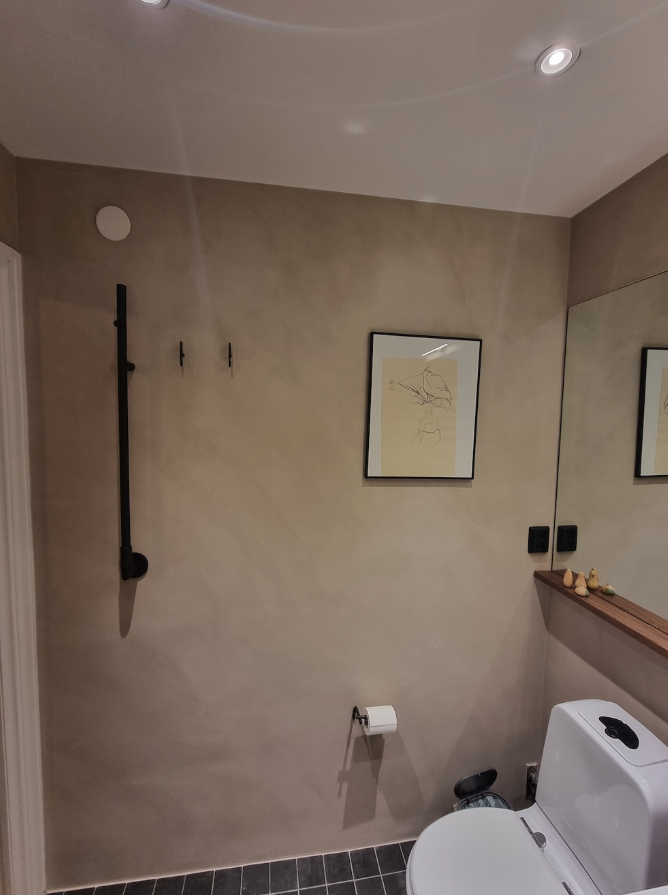 Microcement-badrum Hornstull — bild 3
