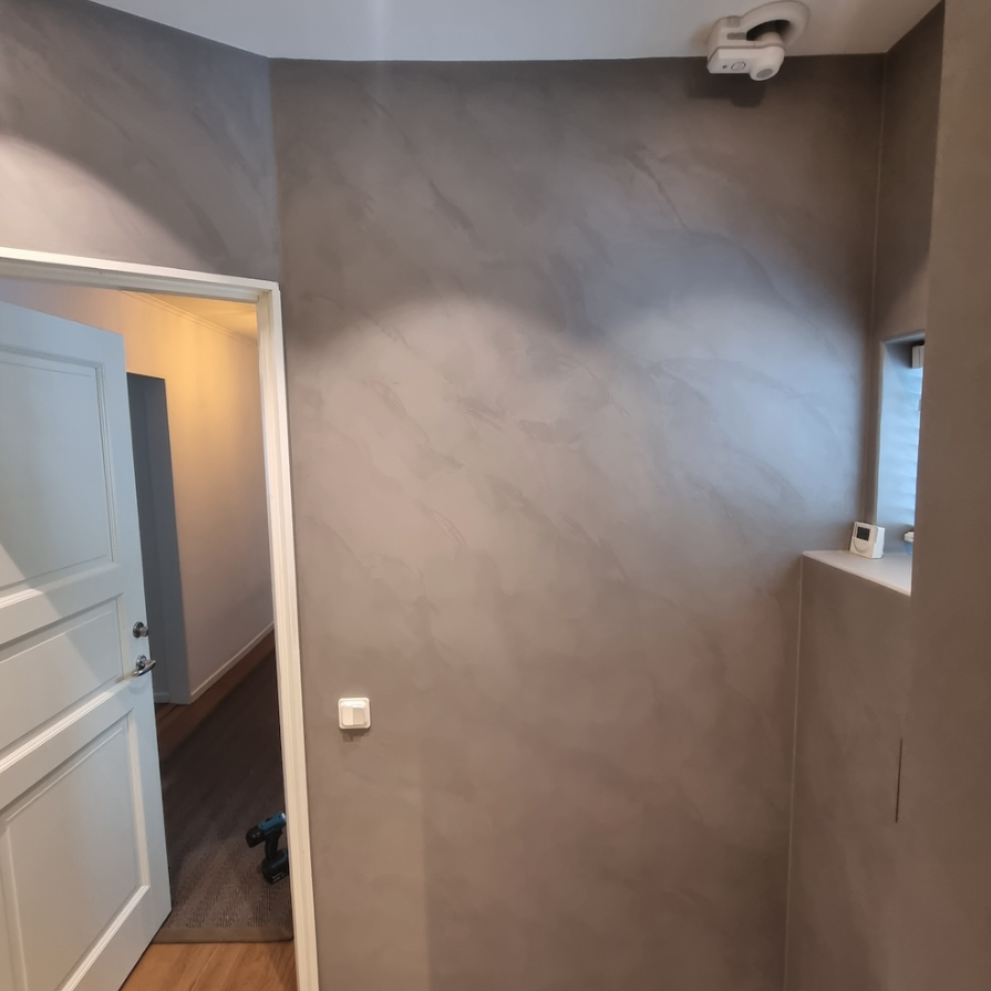 Microcement-badrum Saltsjöbaden — bild 6