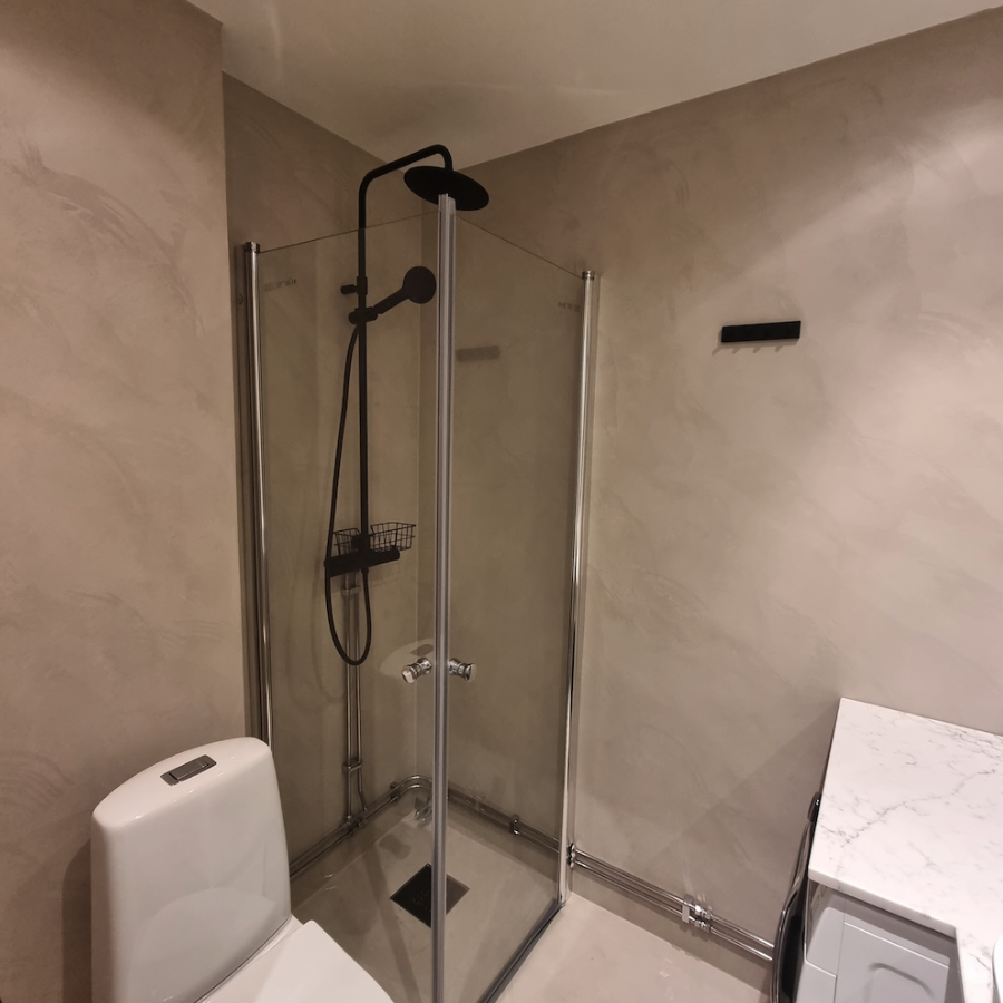 Microcement-badrum S:t Eriksplan — bild 3